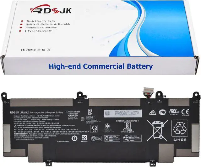 Main image of RR04XL Laptop Battery for HP Spectre X360 13 13-AW 13-AW0000 13-AW0900 13-AW0001LA 13-AW0023DX 13-AW0105NC 13-AW0200ND 13-AW0015NG 13-AW0050TU HSTNN-OB1M HSTNN-DB9K L60213-AC1 L60373-005 15.4V 60.76Wh