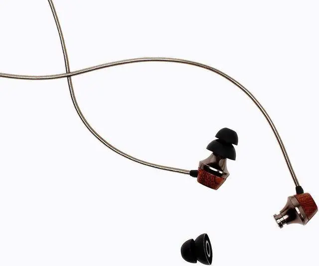 Alt view image 4 of 5 - Symphonized ALN 2.0 Premium Genuine Wood In-ear Noise-isolating Headphones|Earbuds|Earphones with Innovative Shield Technology Cable and Mic (Gunmetal)