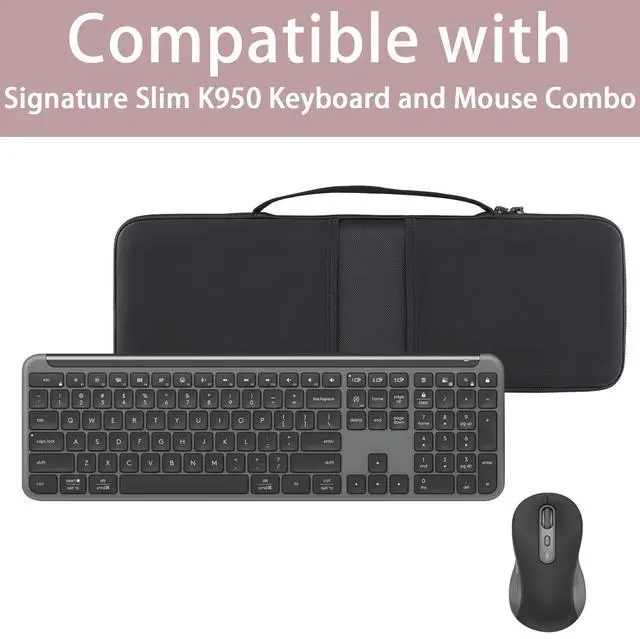 Alt view image 4 of 5 - co2CREA Hard Case Compatible with Logitech MK955 Signature Slim Wireless Keyboard and Mouse Combo / K950 Wireless Keyboard
