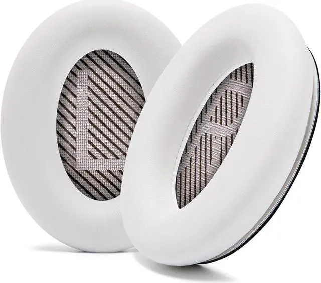 Main image of WC PadZ QC45 - Earpads for Bose QuietComfort 45 / QuietComfort Se/QuietComfort Wireless, Made by Wicked Cushions | Extra Thick Cushion | Premium Durable Stitching | White Smoke