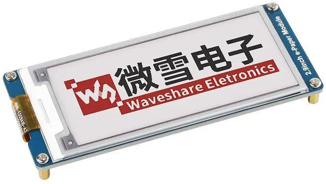 Alt view image 5 of 5 - waveshare 2.9inch E-Paper E-Ink Display Module Compatible with Raspberry Pi 4B/3B+/3B/2B/B+/A+/Zero/Zero W/WH/Zero 2W Series Boards 296x128 Pixels Red/Black/White Three-Color SPI Interface