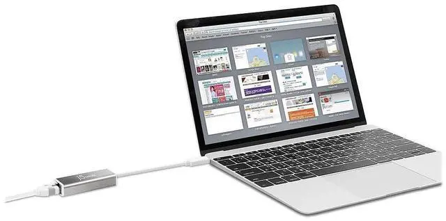 Alt view image 5 of 5 - J5 Create JCE133G USB-C to Gigabit Ethernet Adapter