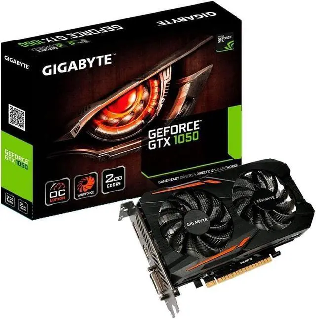 Main image of Gigabyte Geforce GTX 1050 2GB GV-N1050OC-2GD OC Graphic Cards