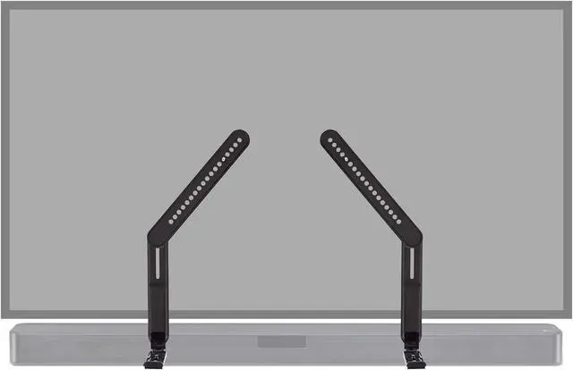 Main image of ECHOGEAR Sound Bar Mounting Bracket for Under TV - Adjustable Height & Depth for Max Compatibility Between TV & Soundbar - Dolby Atmos Compatible & Works with LG, Vizio, Bose & More