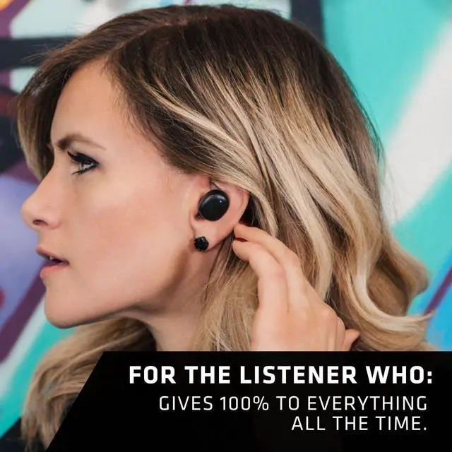 Alt view image 3 of 5 - Wicked Audio Mojo 300 True Wireless Bluetooth Earbuds | Long Battery Life | Mobile App | Custom EQ Modes | GPS Find Buds | Transparency Mode | Low Latency | Sweat & Water Resistant | Small Comfortable