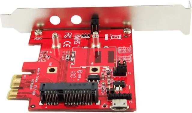 Alt view image 3 of 5 - Ableconn PEX-MP117 Mini PCI-E to PCI-E Adapter Card - Mini PCIe to PCIe Adapter - mPCIe to PCIe - Ideal for Wireless Mini PCI Express Card