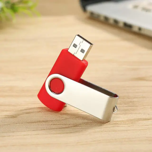Alt view image 5 of 5 - 10Pcs 32GB USB Flash Drives, USB 2.0 Thumb Drive Bulk Pack Swivel Memory Stick 32 GB Fold Storage Jump Drive Pen Drive Zip Drive for Computer PC, 10 Pack Red