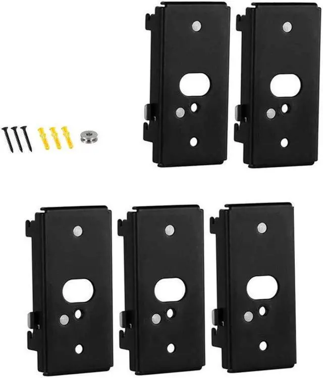 Main image of Bedycoon 5 pcs Replacement Wall Mounting Bracket Compatible with Bose SlideConnect WB-50 - Black (UFS-20),Lifestyle 525 535 III,Lifestyle 600,soundtouch 300 soundtouch 520,CineMate 520 Wall Bracket