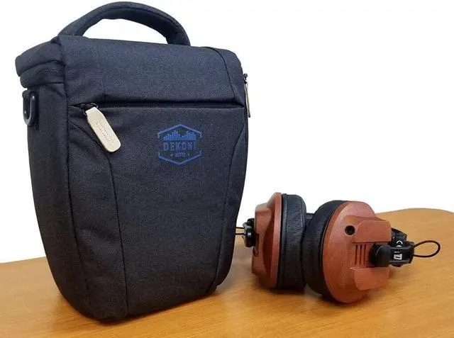 Alt view image 2 of 5 - Dekoni Audio Savior Headphone Case - Carrying Case for Beats, Sony, Bose - Headphone Storage Bag for Travel, Black V2