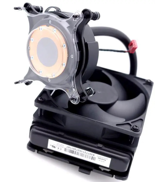 Alt view image 4 of 5 - Deal4GO 125W CPU Liquid Water Cooling Fan Cooler System 2G44F 76PC8 Replacement for Dell XPS 8950 Desktop, Black