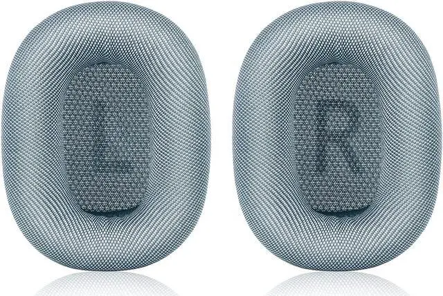 Main image of JECOBB Replacement Earpads with Mesh Fabric & Memory Foam Ear Cushions Compatible with Apple AirPods Max Headphones ONLY(Sky Blue)