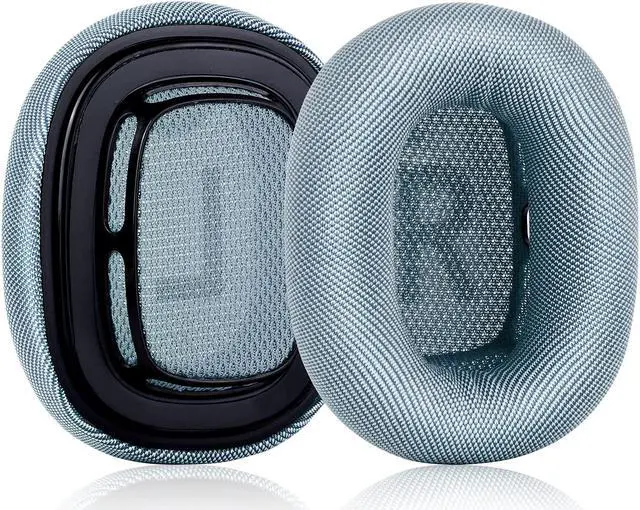 Alt view image 4 of 5 - JECOBB Replacement Earpads with Mesh Fabric & Memory Foam Ear Cushions Compatible with Apple AirPods Max Headphones ONLY(Sky Blue)