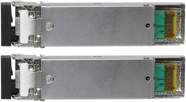 Alt view image 3 of 5 - A Pair of 1.25G SFP Bidi Transceiver 1000Base-BIDI SingleMode Simplex LC Fiber Module SMF 1310nm/15500nm DDM up to 20 km for Cisco GLC-BX-D, Ubiquiti UniFi UF-SM-1G-S, Mikrotik and More (1)