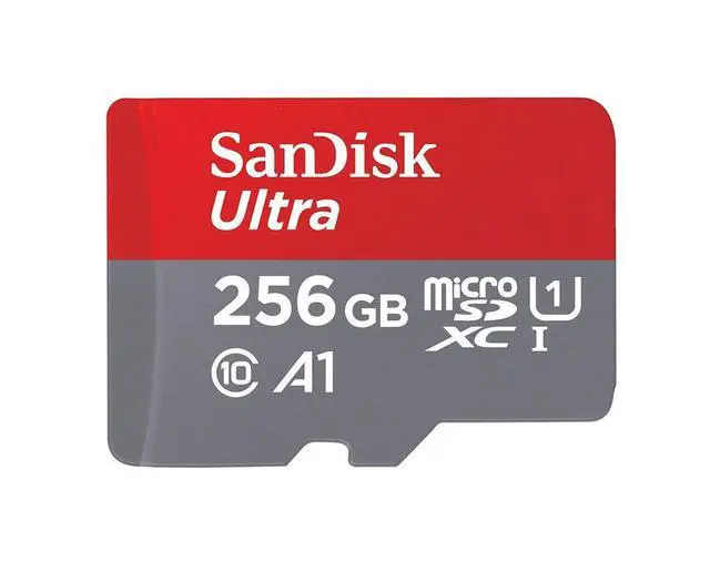 Alt view image 3 of 5 - SanDisk MicroSD 256GB Ultra Memory Card Works with Wyze Cam v3 Pro, Wyze Cam Outdoor v2 Smart Camera (SDSQUAC-256G-GN6MN) Bundle with (1) Everything But Stromboli Micro SDXC & SD Card Reader