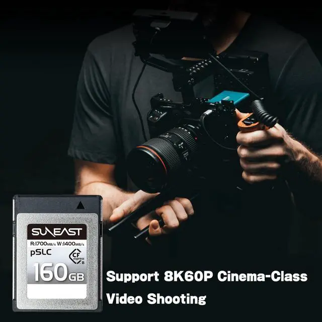 Alt view image 4 of 5 - SUNEAST ULTIMATE PRO CFexpress Type B Card 160GB pSLC Series SE-CFXB160S1700