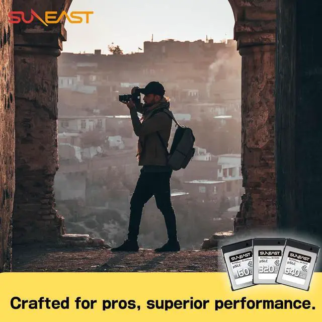 Alt view image 5 of 5 - SUNEAST ULTIMATE PRO CFexpress Type B Card 160GB pSLC Series SE-CFXB160S1700