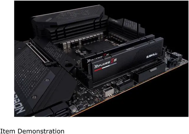 Alt view image 3 of 4 - G.SKILL Ripjaws S5 Series (Intel XMP 3.0) DDR5 RAM 48GB (2x24GB) 5200MT/s CL40-40-40-83 1.10V Desktop Computer Memory UDIMM - Matte Black (F5-5200J4040A24GX2-RS5K)