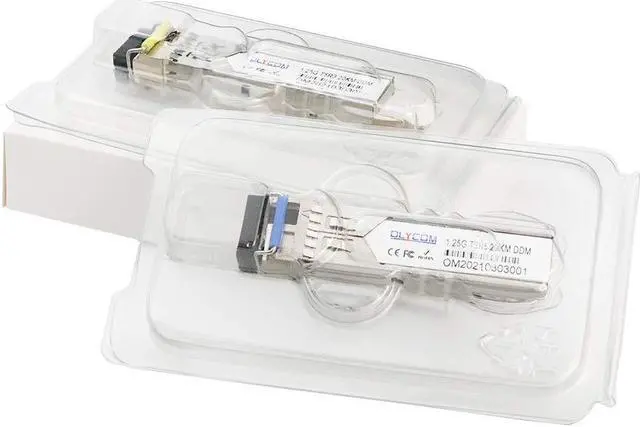Alt view image 5 of 5 - One Pair of 1.25G SFP Bidi Single Fiber Transceiver 1310nm/1550nm SMF LC Connector up to 20 km for Open Switches