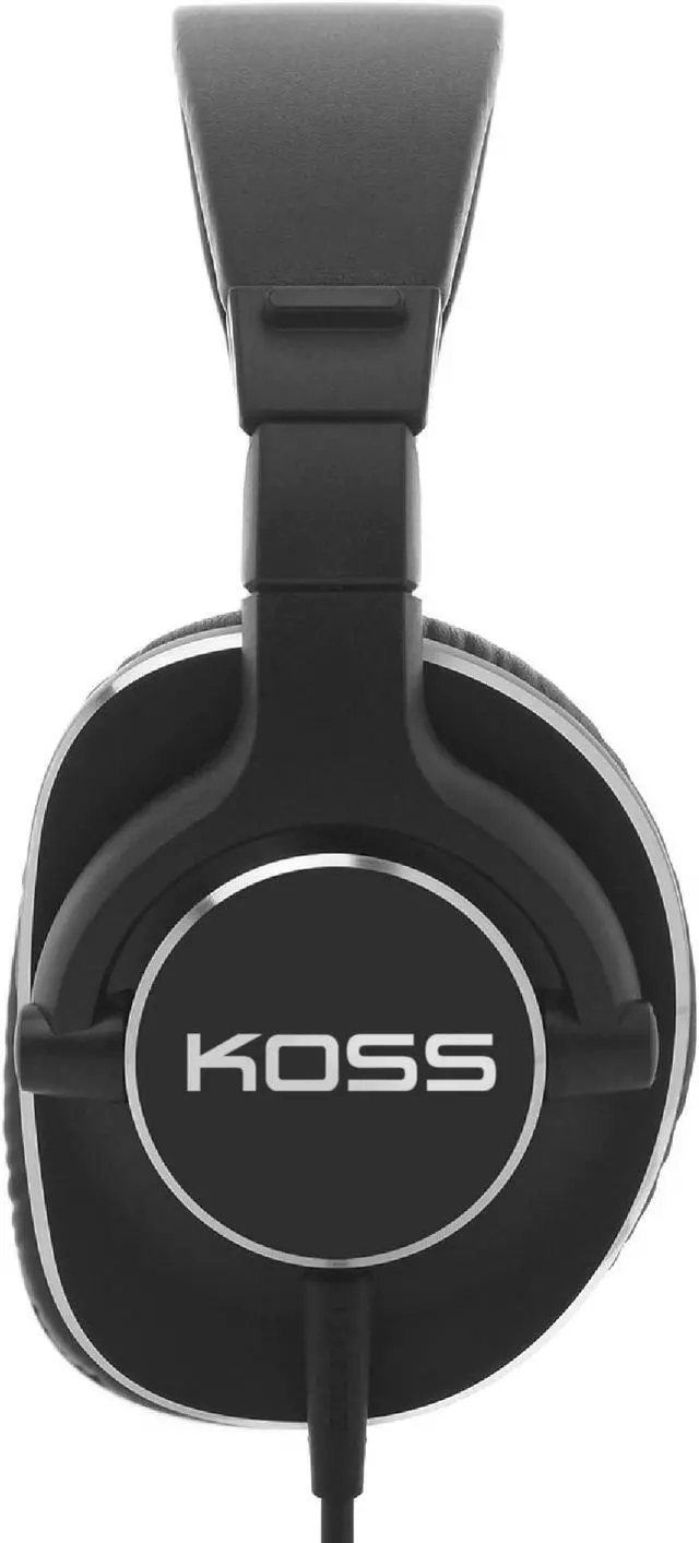 Alt view image 3 of 4 - Koss Pro4S Full Size Over-Ear Studio Headphones, Detachable Cord with Dual Choice Entry, Black with Silver Trim