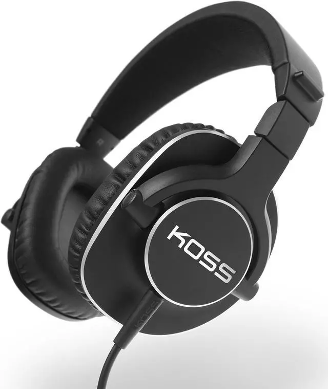 Alt view image 2 of 4 - Koss Pro4S Full Size Over-Ear Studio Headphones, Detachable Cord with Dual Choice Entry, Black with Silver Trim