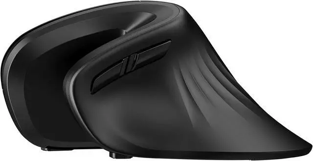 Alt view image 3 of 5 - MOJO Perfect Grip Dual Mode Silent Vertical Ergonomic Mouse - Bluetooth/Wireless Optical Mouse w/Adjustable Sensitivity and Quiet Buttons