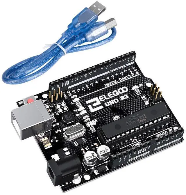 Alt view image 2 of 5 - ELEGOO UNO R3 Board for Arduino & 120pcs Multicolored Dupont Wire & 3pcs Breadboard 830 Point
