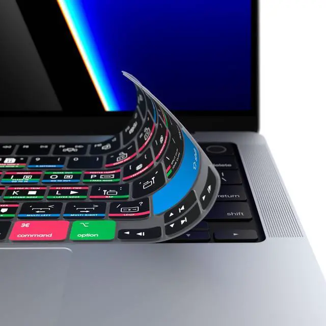 Alt view image 5 of 5 - Editors Keys Cover Designed for Davinci Resolve Keyboard Cover 14" & 16" MacBook Pro 2021+ M1-M3 Chip - Genuine Editors Keys - Will not fit Other Models