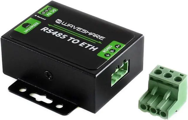 Alt view image 3 of 5 - Waveshare RS485 to Ethernet Converter with High-Speed Low-Power High-Stability Up-gradable Easy to Communicate Between RS485 and RJ45 Port Ethernet