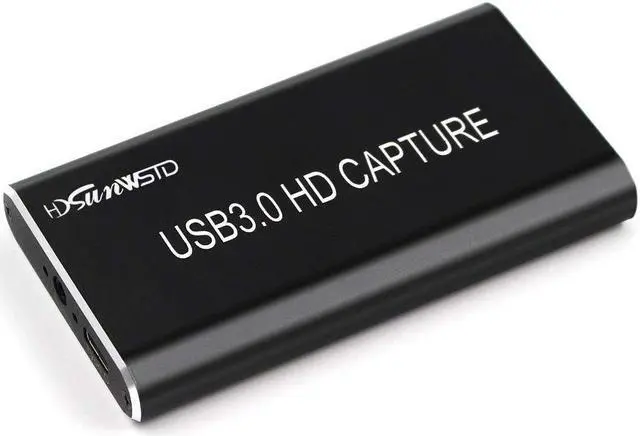 Alt view image 2 of 5 - USB 3.0 Type-C USB-C HDMI HD Game Video Capture Card Box with HDMI Loop-Out 1080P 60FPS Game Recorder Box Device Live Streaming for Windows Linux Os X System Xbox 360,Wii U,OBS Studio