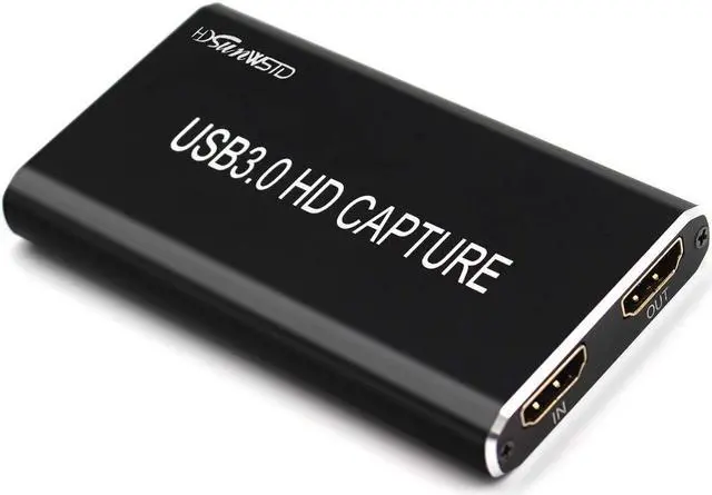 Alt view image 3 of 5 - USB 3.0 Type-C USB-C HDMI HD Game Video Capture Card Box with HDMI Loop-Out 1080P 60FPS Game Recorder Box Device Live Streaming for Windows Linux Os X System Xbox 360,Wii U,OBS Studio