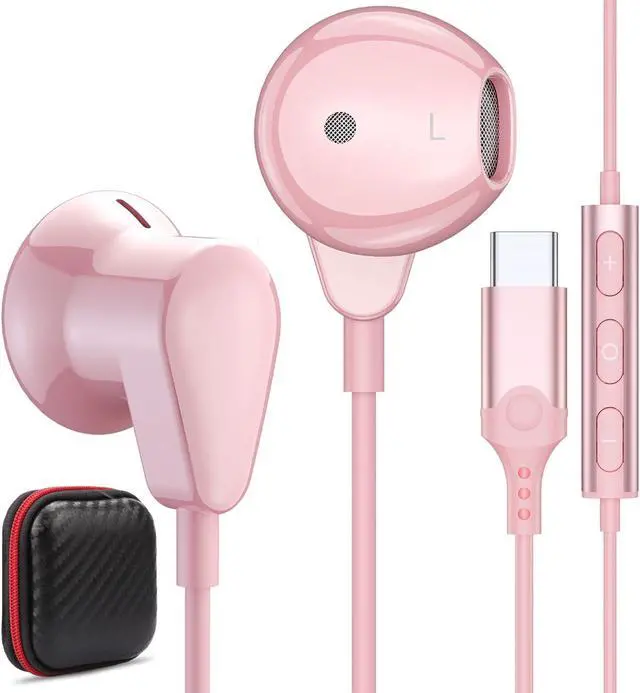 Main image of ACAGET 2 Pack USB C Earbuds for Samsung Galaxy S24 S23 S22 Ultra, Noise Cancelling Type C Headphones for iPhone 15 Pro Max iPad Pro Google Pixel 8 Pro 7 7A 6A HiFi Stereo Wired Earphones with Mic