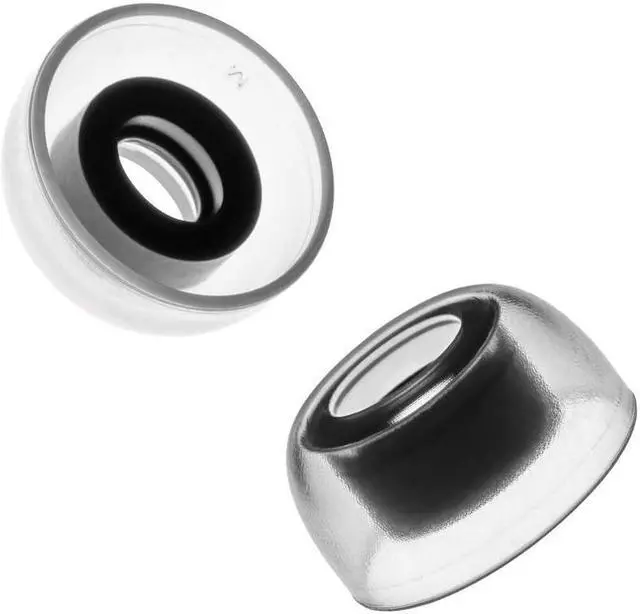 Alt view image 2 of 5 - [6 Pairs] AZLA SednaEarfit Crystal for Bose Earbuds - Bose Earbuds Replacement Tips - Ear Tips for Noise Cancelling Headphones - for Bose Quietcomfort Ultra Earbuds, Bose QC Earbuds II