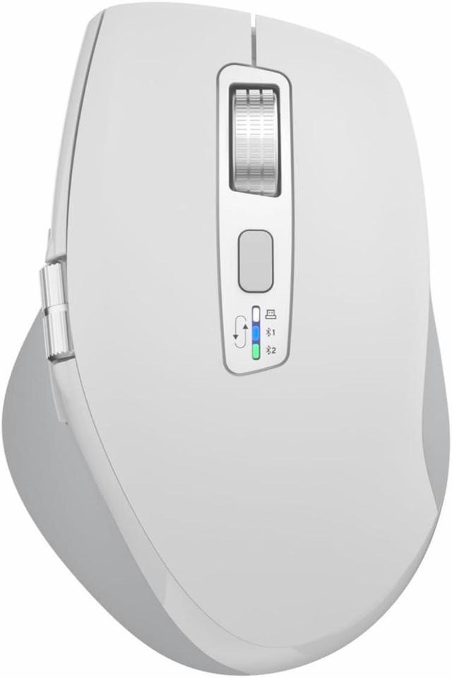Main image of INFINMIND Wireless Bluetooth Mouse with Smart Flying Scroll, Thumb Scroll Ergonomic Mice, Silent Multi-Device Mouse for Computer, Laptop, iPad, Tablet, MacBook (White)