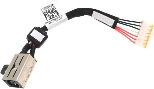 Alt view image 2 of 4 - 5 x DC Power Jack Charging Port Socket Plug in Cable for Dell XPS 15 9530 9550 9560 9570 7590 P56F P56F001 P56F003/Precision 15 5510 5520 5530 5540 M3800 CN-064TM0 064TM0 DC30100X300