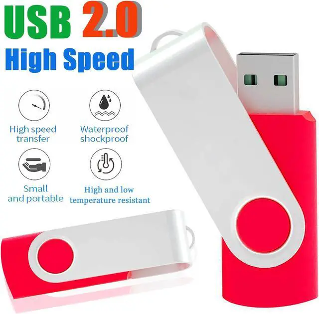 Alt view image 2 of 5 - 64GB Swivel USB 2.0 Flash Drive 10Pack USB Drive 64GB Pack of 10 USB Memory Stick Bulk - Portable Thumb Drive 64GB 10 Pack for Data Storage and File Sharing in Home & Office(64GB USB Stick 1O Pack)