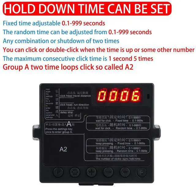 Alt view image 3 of 5 - 0.1~999S Auto Fix and Random Computer Keyboard Clicker Click Game Hang Up Assistance (Support 2 Sets of time)