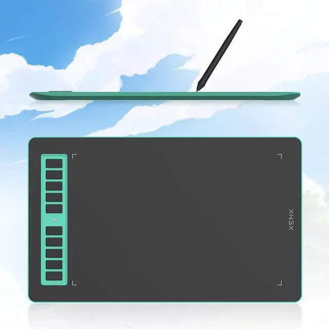 Alt view image 5 of 5 - XENX P3 MacOS and Android Supported Graphic Drawing Tablet P3-1060 10x6 inch with 10 Shortcut Keys, 8192 Pressure Levels Battery-Free Pen for Digital Art, Design, E-learning/Online Classes, OSU Gaming