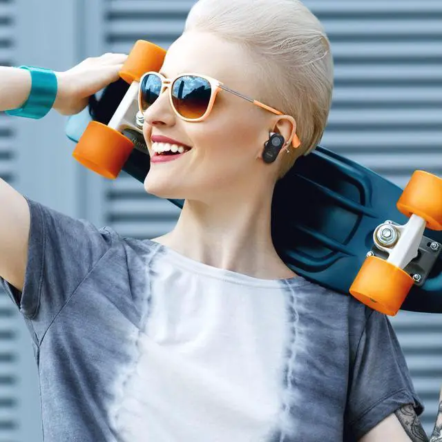 Alt view image 5 of 5 - Maxell  199652, Experience High-Fidelity Sound with Dual-Driver True Wireless Earbuds - Featuring Bluetooth 5.0, 20 Hours of Playtime, Pro Noise Cancelling and IPX3 Water Resistance - Black/Grey