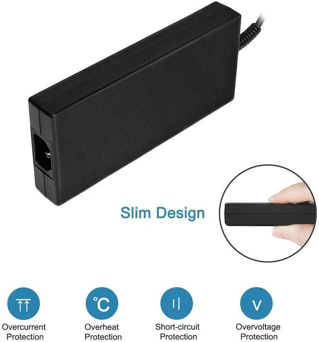 Alt view image 3 of 4 - JUYOON 240W Charger Compatible with Msi Stealth A16 AI+ 17 gs77 17 Studio Creator A16 AI+, Compatible with MSI GE76 GE76 GP77 GP76, Compatible with msi Creator Z16P Z17 Charger A20-240p2a Adp-240eb d
