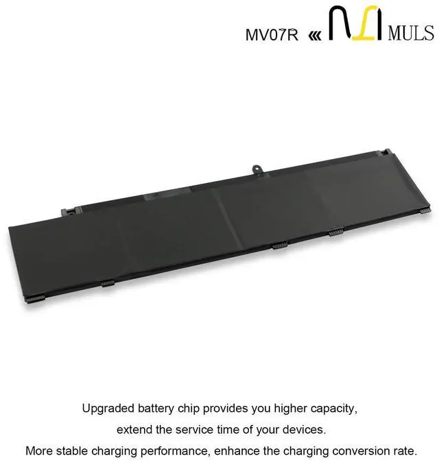 Alt view image 5 of 5 - MULS 68Wh MV07R Laptop Battery Compatible with Dell G3 15 3500 3590 3700 3790 G5 15 5500 5505 266J9 0JJRRD 0415CG C9VNH 0PN1VN 0M4GWP 15.2V 4250mAh 4 Cell