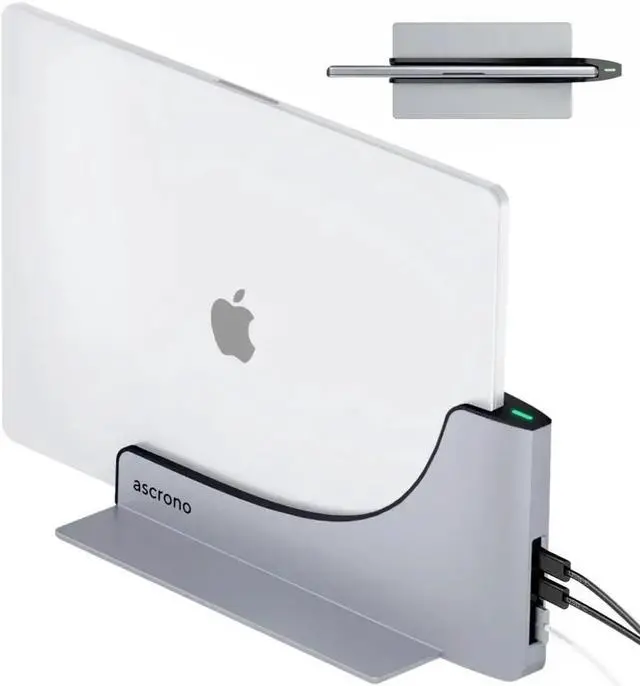 Main image of Ascrono Dock for 13" Apple MacBook Air - Docking Station - Connect Dual Displays with Two Thunderbolt 4 USB-C Ports - Mac Docking Station Hub - Supports MacBook Air 13" (M2 2022 & M3 2024)