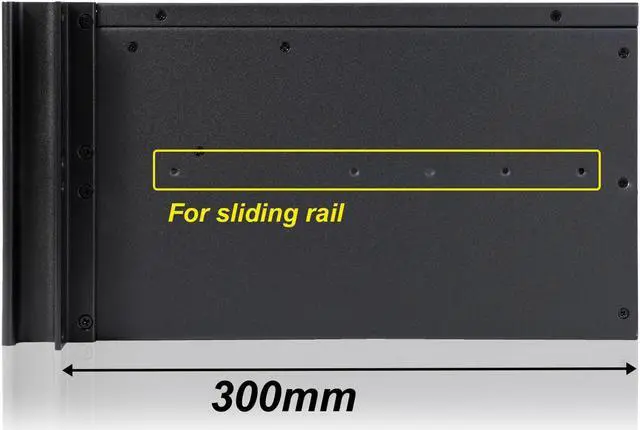 Alt view image 2 of 5 - RackChoice 4U Ultra Compact Mini-ITX/M-ATX Server Chassis 2x5.25+2x3.5+2x2.5 Bays Support Standard PS2 ATX PSU