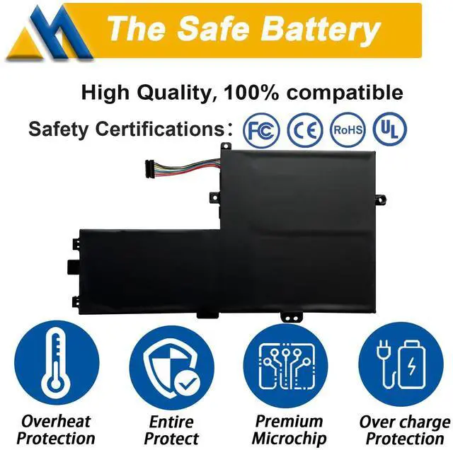 Alt view image 3 of 5 - Mobik L18C3PF7 Laptop Battery Replacement for Lenovo ideapad S340-14IML/14API/14IIL/14IWL/S340-15IWL/15API/15IIL/C340-15IWL/15IIL/Flex-15IWL/15IML/15IIL Series L18C3PF6 L18L3PF2 L18M3PF7 L18L3PF3