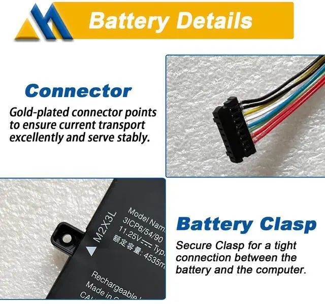 Alt view image 4 of 5 - Mobik L18C3PF7 Laptop Battery Replacement for Lenovo ideapad S340-14IML/14API/14IIL/14IWL/S340-15IWL/15API/15IIL/C340-15IWL/15IIL/Flex-15IWL/15IML/15IIL Series L18C3PF6 L18L3PF2 L18M3PF7 L18L3PF3