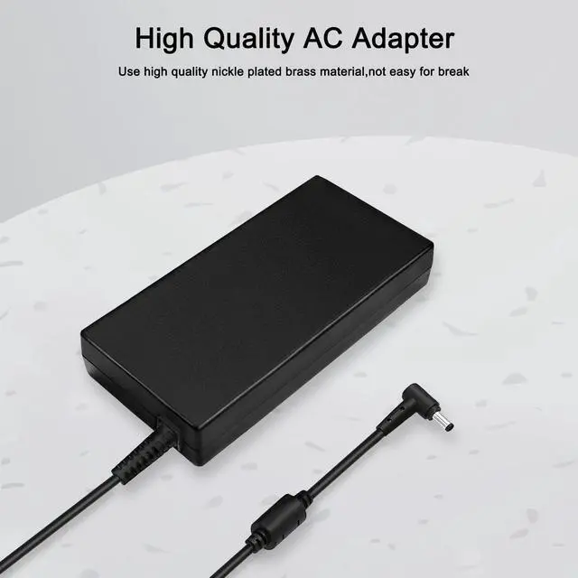 Alt view image 3 of 5 - 20V 6A Charger for MSI Thin GF63 13 12 11th Laptop MSI GV15 Thin MSI Cyborg 15 A12V A13V Summit E16 Flip A13V Power Supply MSI GF63 Thin Charger MSI Creator M14 Power Cord