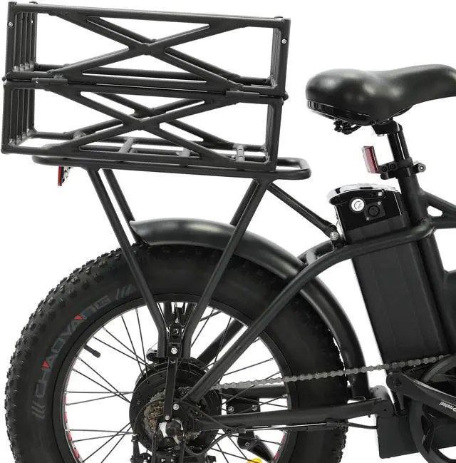 Alt view image 2 of 7 - Large Basket and rear rack for Ecotric 20' folding fat bike