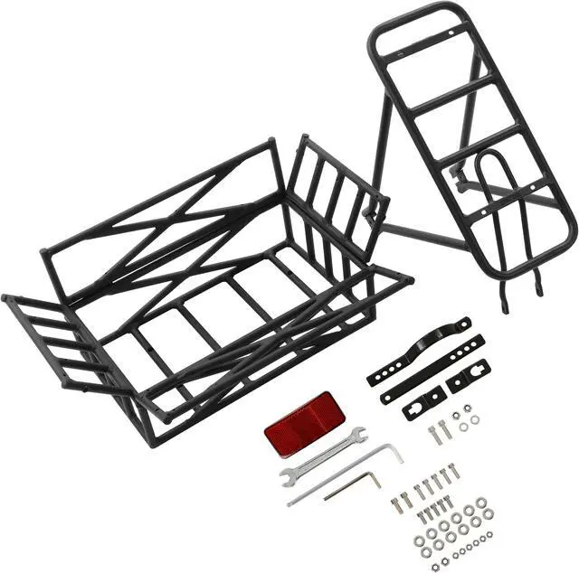 Alt view image 7 of 7 - Large Basket and rear rack for Ecotric 20' folding fat bike