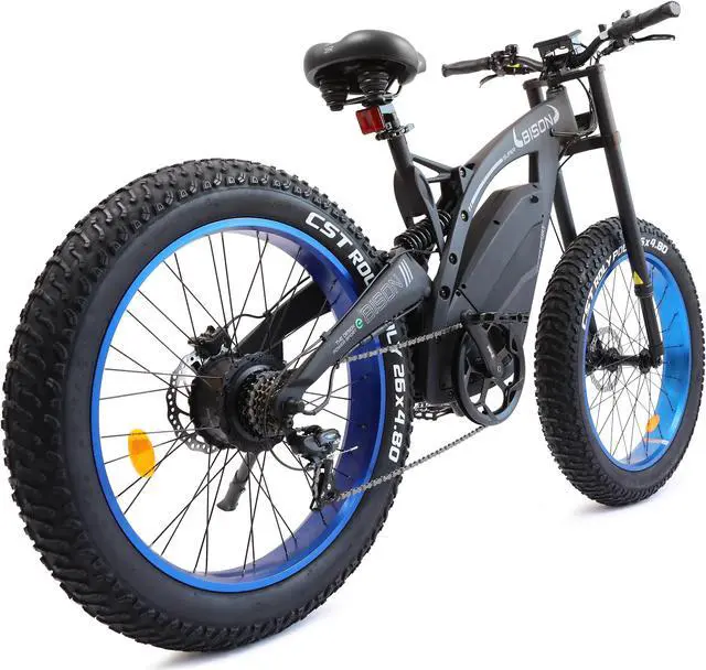 Alt view image 4 of 7 - ECOTRIC Powerful Electric Bike 1000W Motor 17.6AH/48V Battery 26" x 4.8" Fat Tire Ebike with Suspension Fork Aluminum Frame Mountain Bike Beach E-Bike Snow Bicycle for Adults