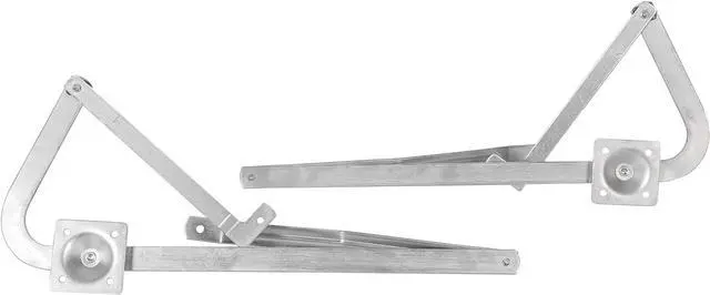 Alt view image 3 of 7 - Ecotric Replacement Attic Ladder Hinge Arms Compatible with 2010-UP Werner Mk 5, WU2210, W2208, W2210 Thick Zinc Attic Ladders Spreader- Pair