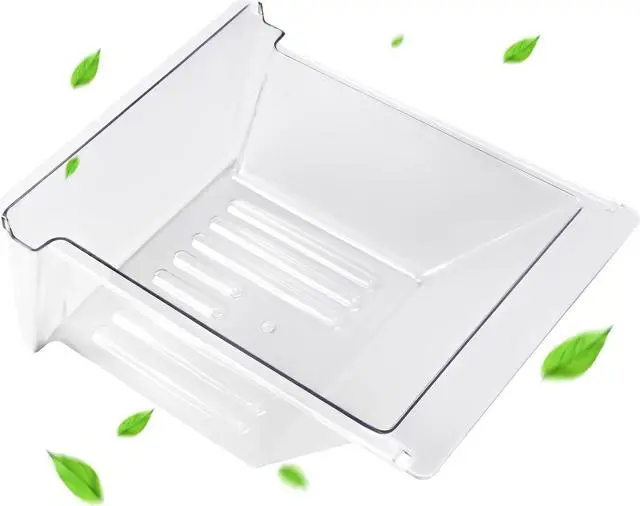 Main image of Ecotric 240364503 Crisper Drawer Compatible with Frigidaire Refrigerator Crisper Pan Drawer Freezer Replacement for 240364507 Clear Plastic (PC)